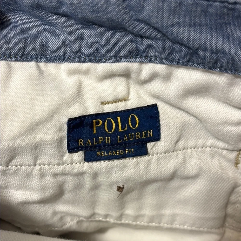 Polo Ralph Lauren Tan Flat Front Relaxed Fit Shorts